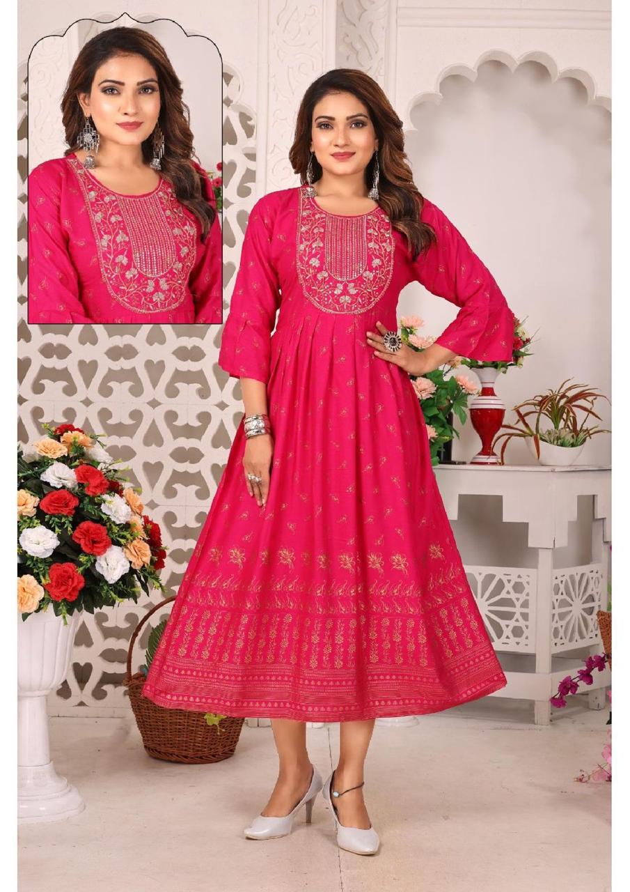 Golden Fashion Queen Vol 2 Printed Kurtis Catalog
